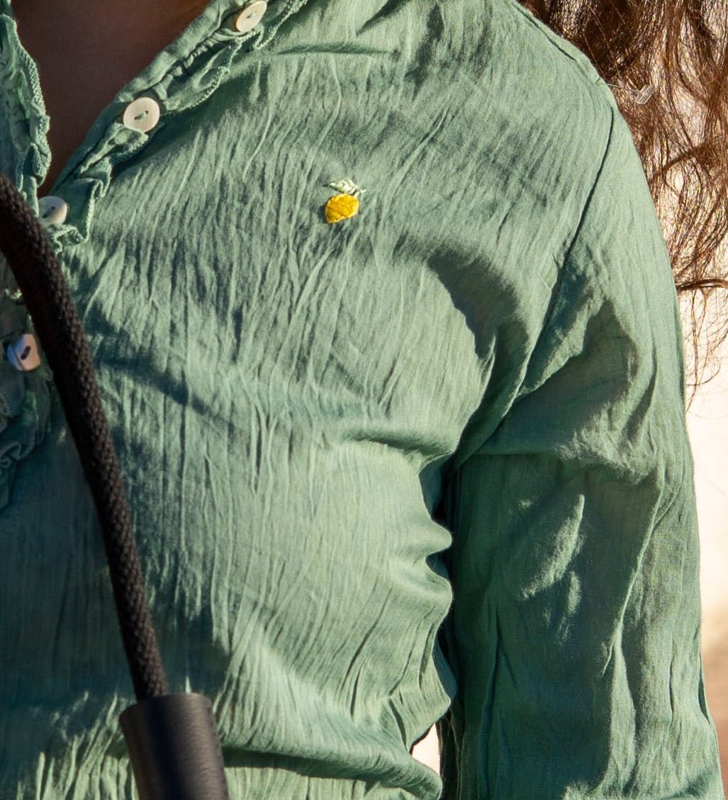 Shirts Women - Cotton Voile Tunic Green