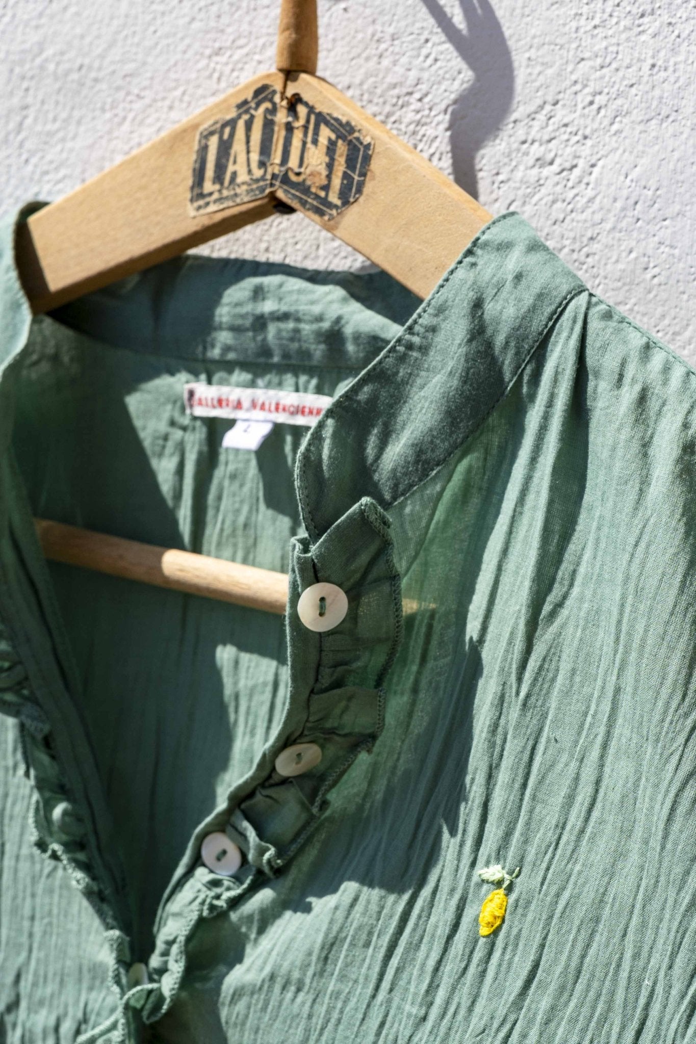 Shirts Women - Cotton Voile Tunic Green