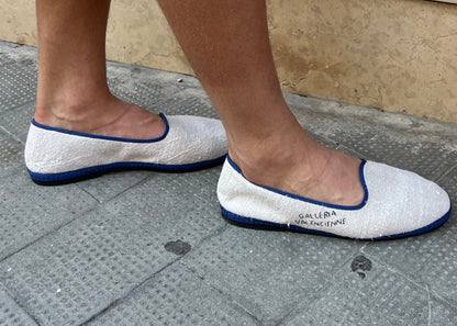 Shoes Men - Friulane Electric Blue Embroidery x GV