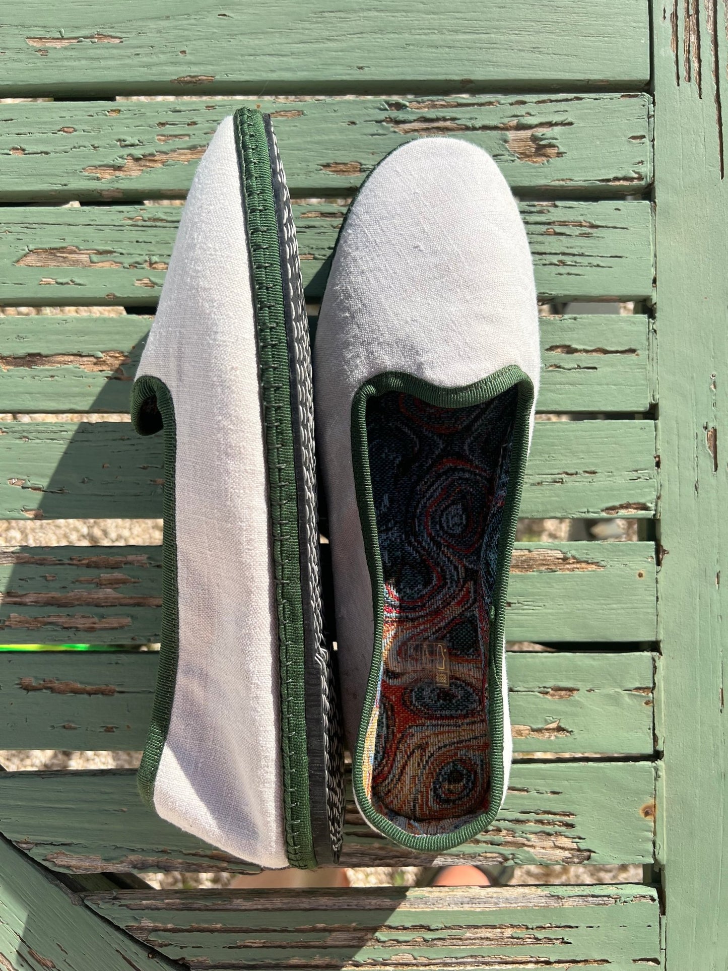 Shoes Men - Friulane forest Green The Red Embroidery