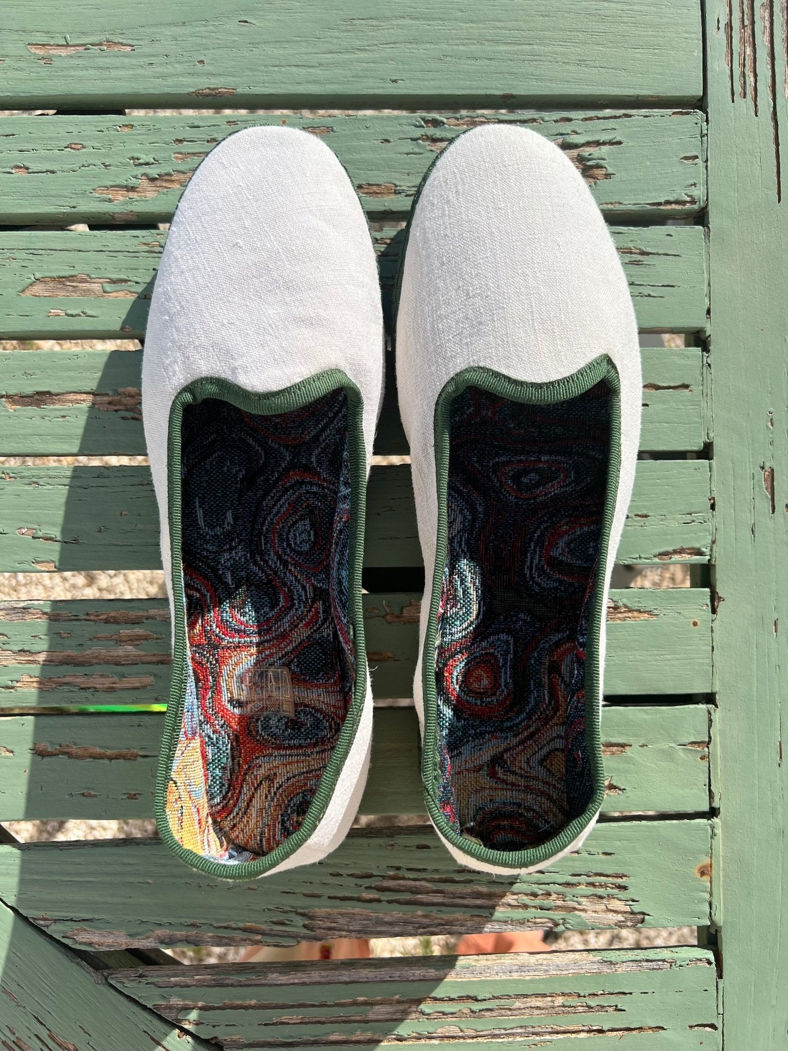 Shoes Men - Friulane forest Green The Red Embroidery