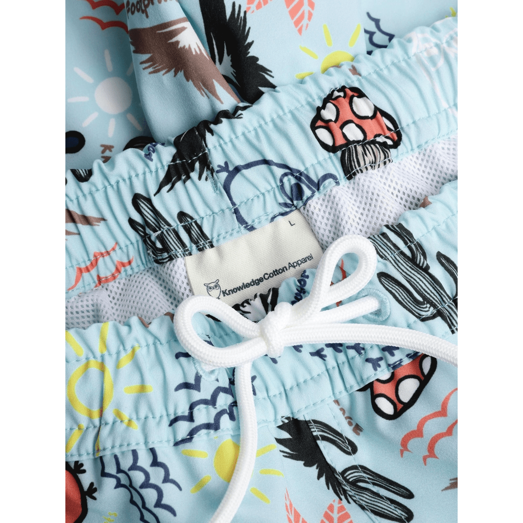 Shorts Men - Swimshorts Stretch AOP Blue Printed