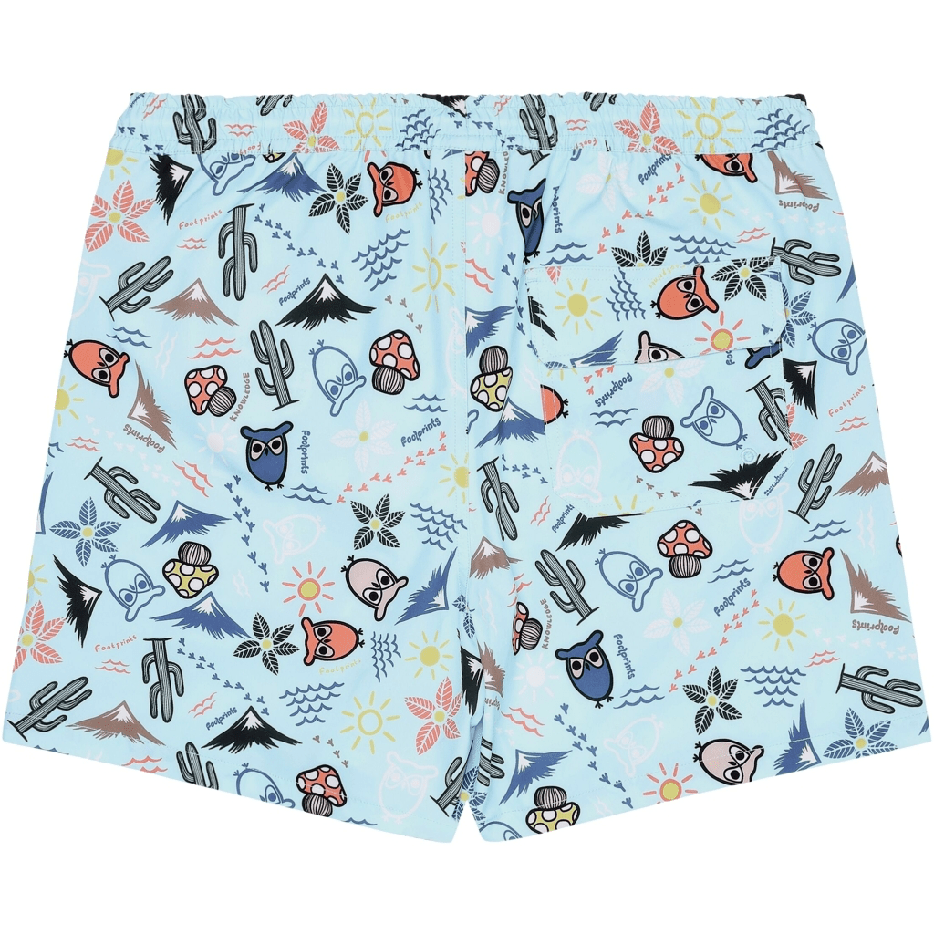Shorts Men - Swimshorts Stretch AOP Blue Printed