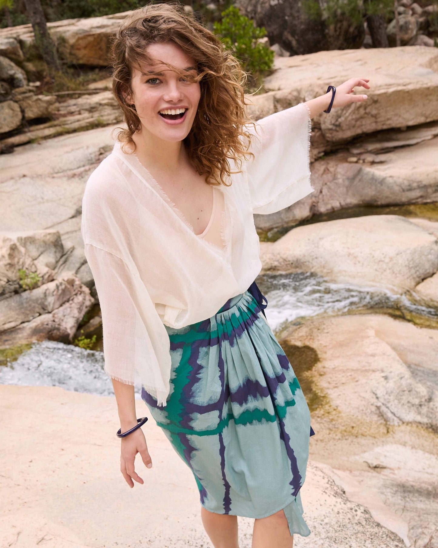 Skirt - Leonie Lagon Combo Check print