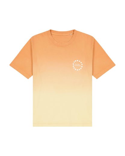 T-shirt - Orange Tie & Dye ‘’ Puglia is the new California ‘’ Unisex