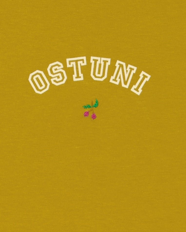 T-shirt - Ostuni Olive Unisex T-Shirt With Olives Embroidered