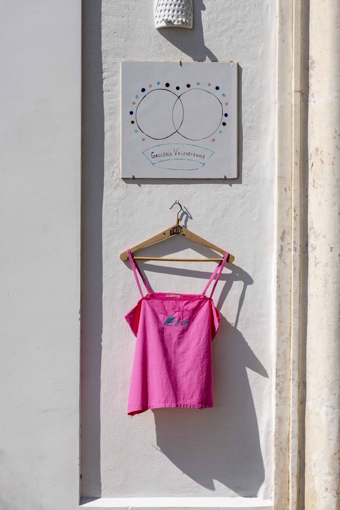 Vintage Top - Fuchsia with Mermaid Turquoise