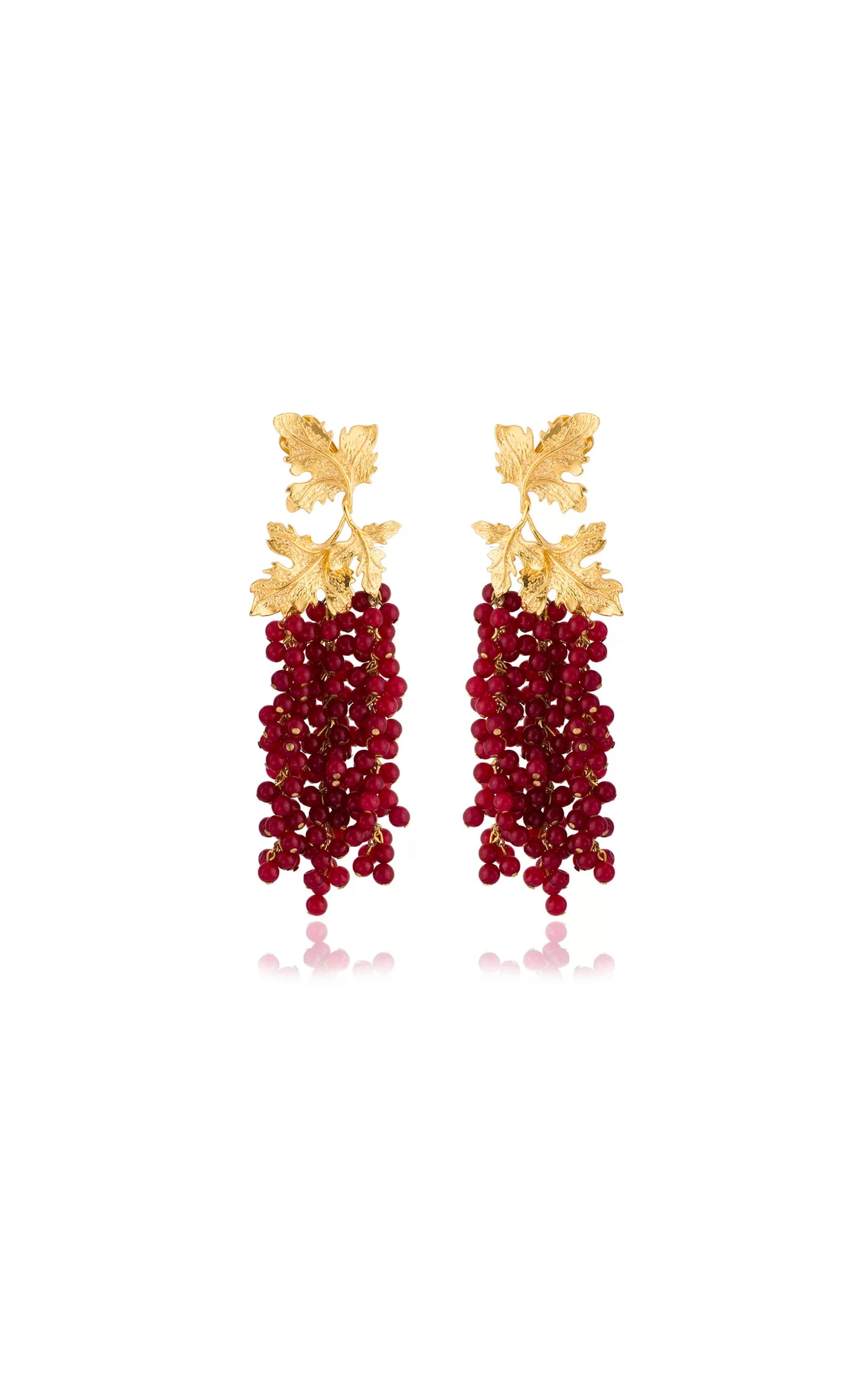 Earrings - LAILA RED