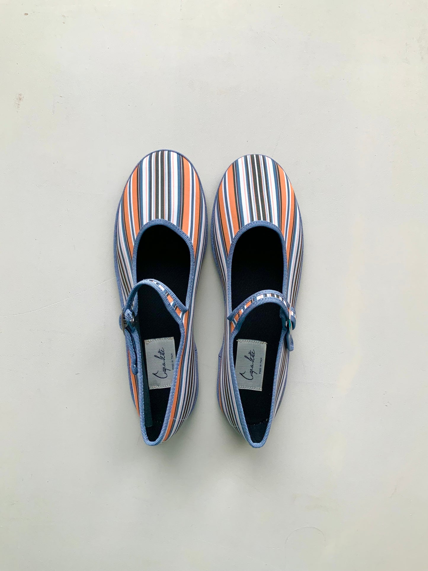 Shoes Women - Friulane Striped Orange Grey