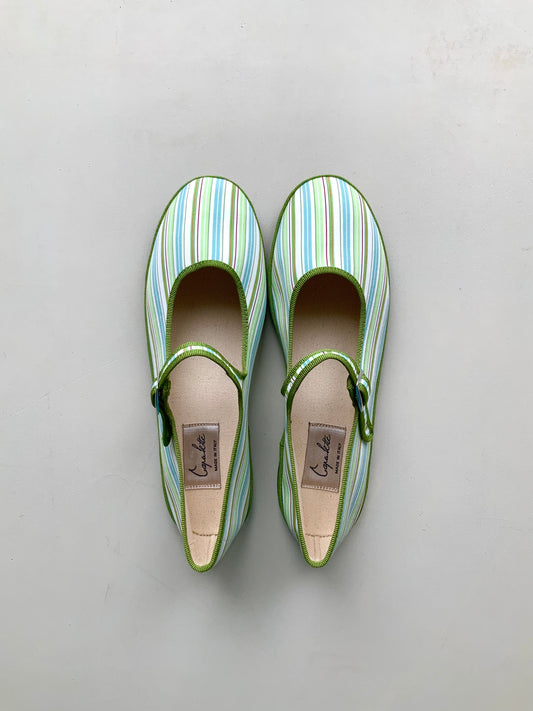 Shoes Women - Friulane - Rigato Verde