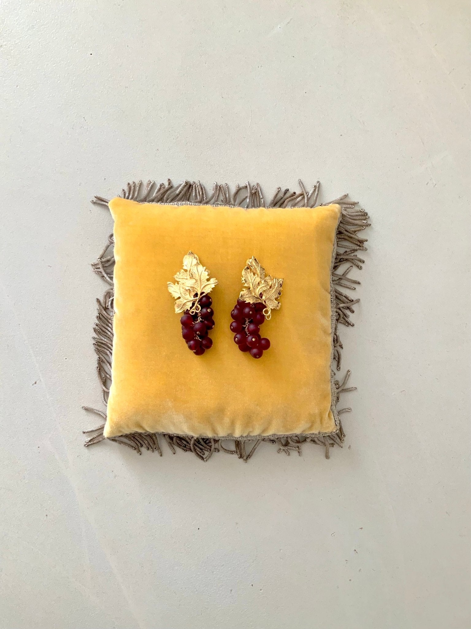 Earrings - ADILE BURGUNDY