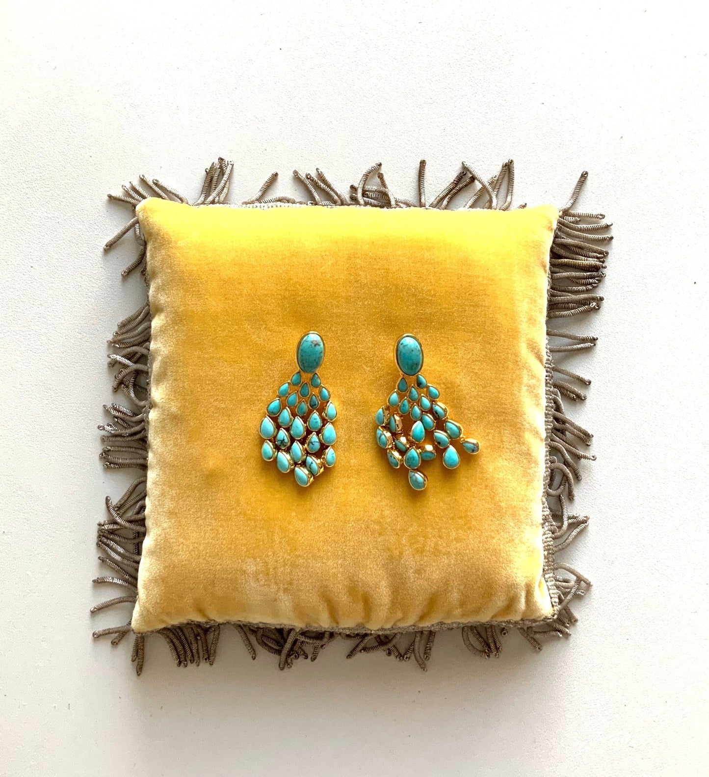 Earrings - Cherokee turquoise - Aurelie Bidermann