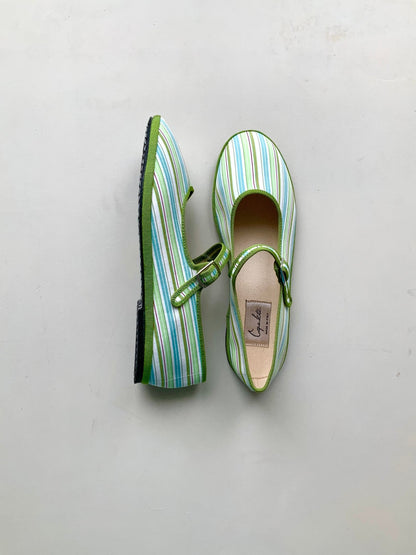 Shoes Women - Friulane - Rigato Verde
