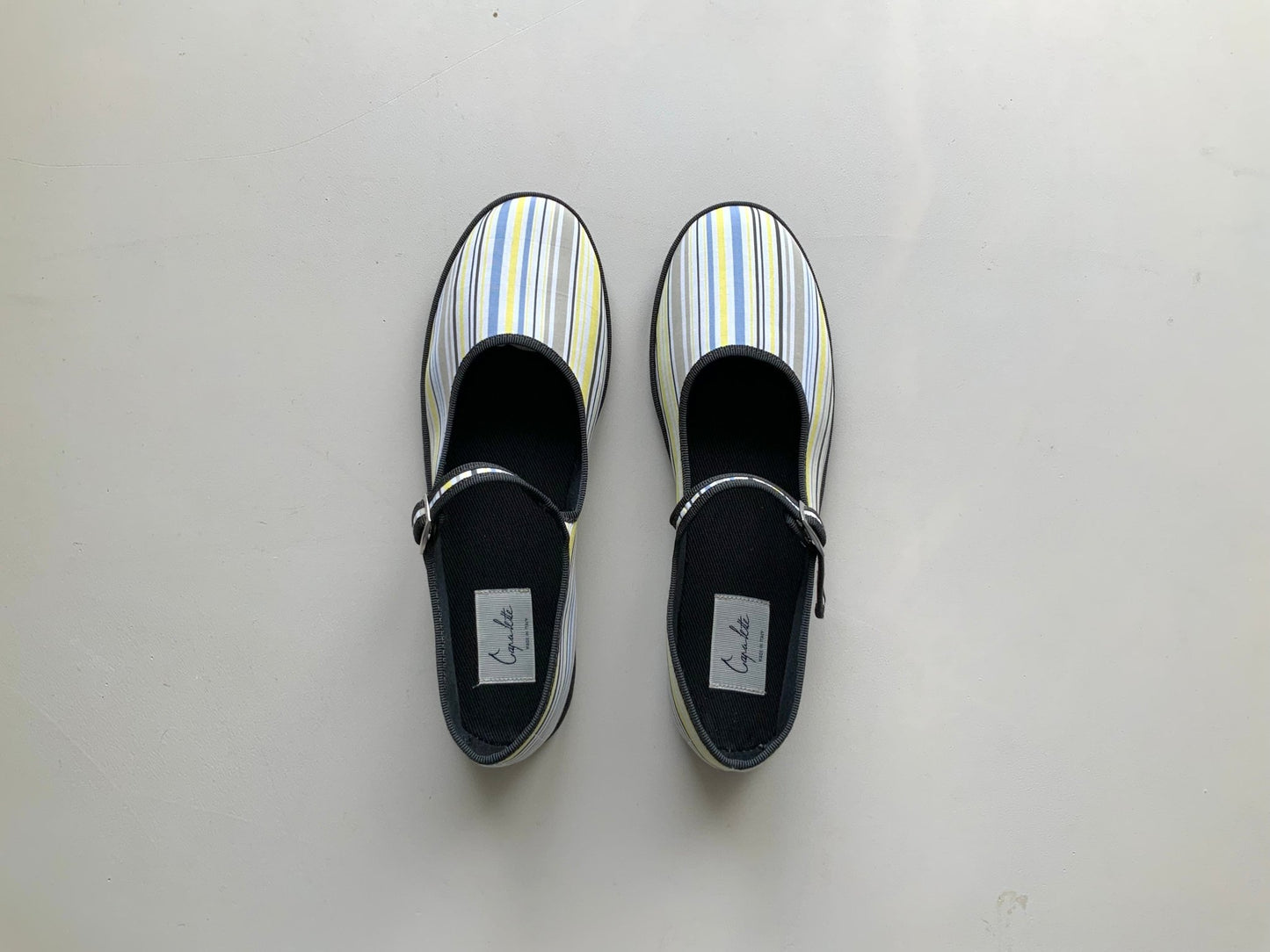 Shoes Women - Friulane - Striped Yellow Black